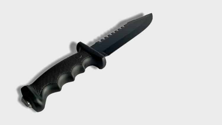 Combat Knife with Plastic Handle