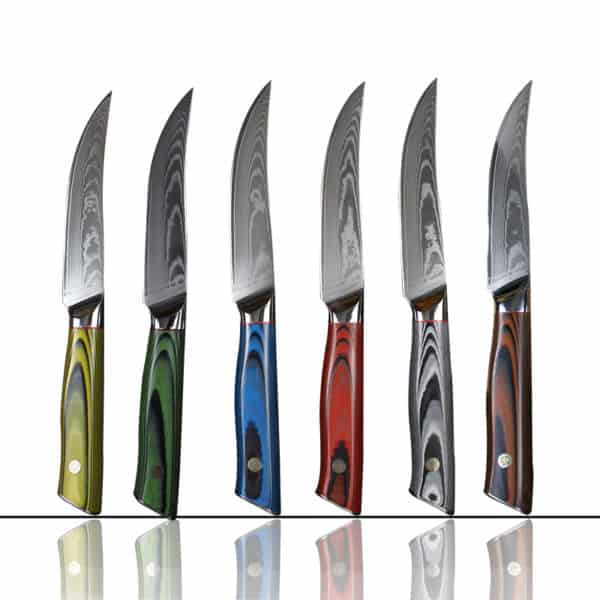 6pcs Color Steak Knife 1