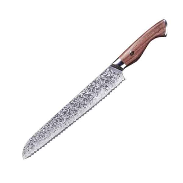 Damascus Steel Bread Knife VG10 1