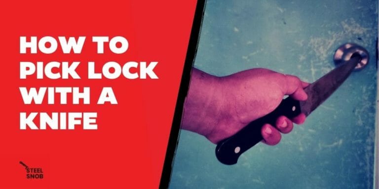 how to pick a lock with a knife